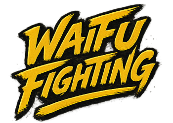 Waifu Fighting logo — anime gacha card game for Android, battling waifus, 2 free boosters daily